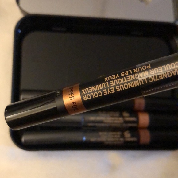 Nudestix Nude Gold 6PC Glam Palette Magnetic Eye and Lip Color Set Sealed NIB - Picture 13 of 16